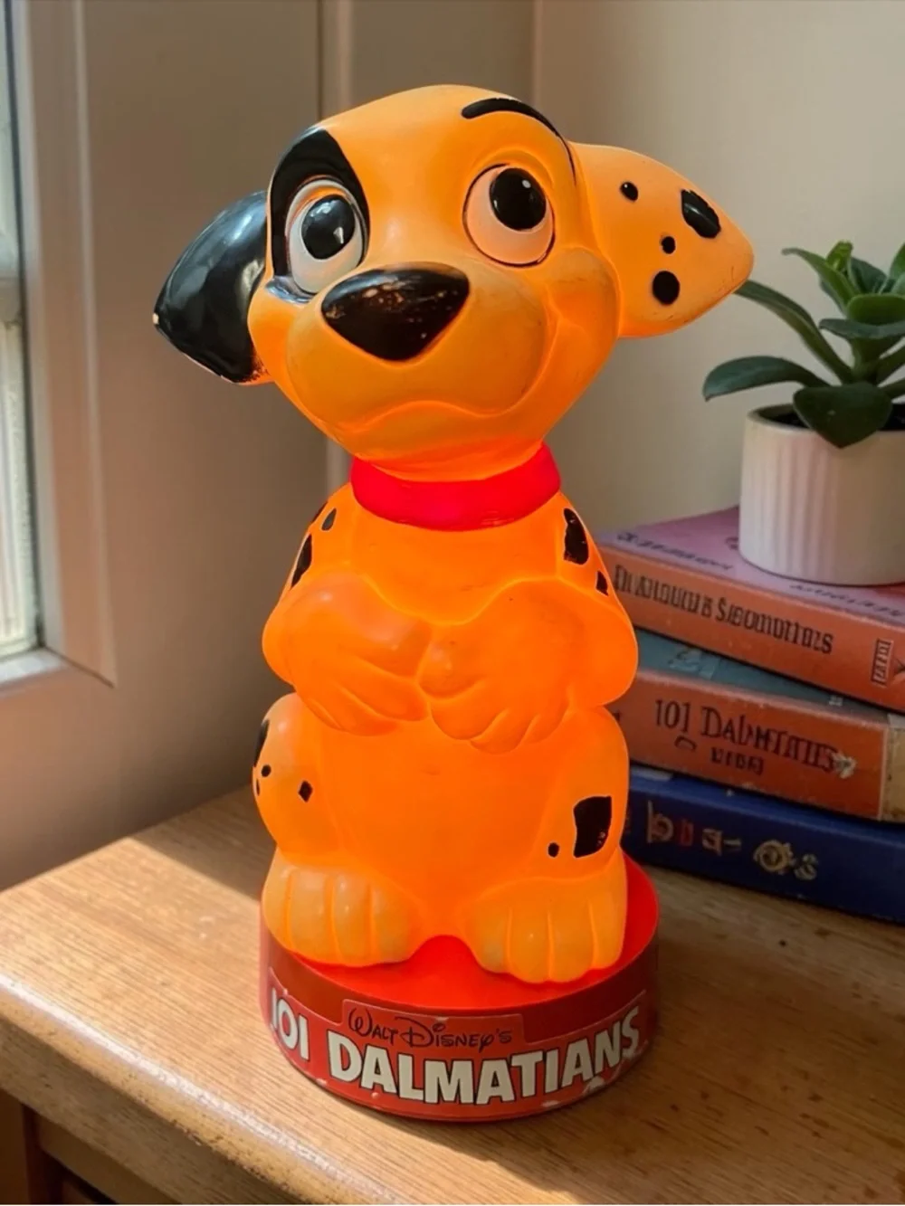 Vintage Disney 101 Dalmatians Puppy Night Light‎ Lamp Works